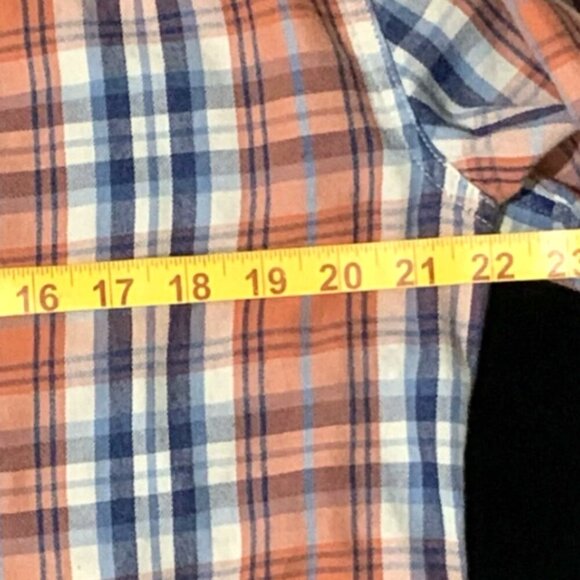 Vtg Distressed Denim & Supply Ralph Lauren Flannel Shirt Mens M Red Plaid - Picture 5 of 12